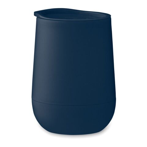 PP Double wall tumbler 300 ml navy blue | No Branding | not available | not available