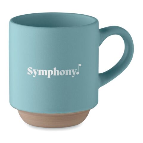 Ceramic stackable mug 170 ml petrol | No Branding | not available | not available