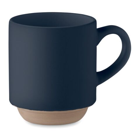 Ceramic stackable mug 170 ml navy blue | No Branding | not available | not available