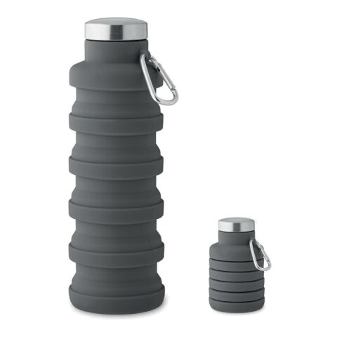 Collapsible bottle 500ml grey | No Branding | not available | not available