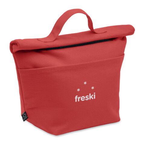 Recycled cotton cooler bag red | No Branding | not available | not available | not available