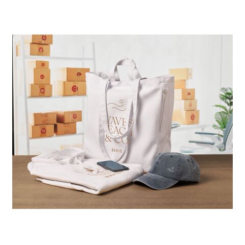 Recycled cotton shopping bag