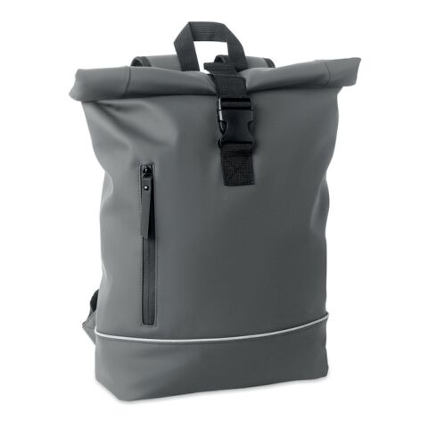 Laptop 15&quot; roll top PU backpack