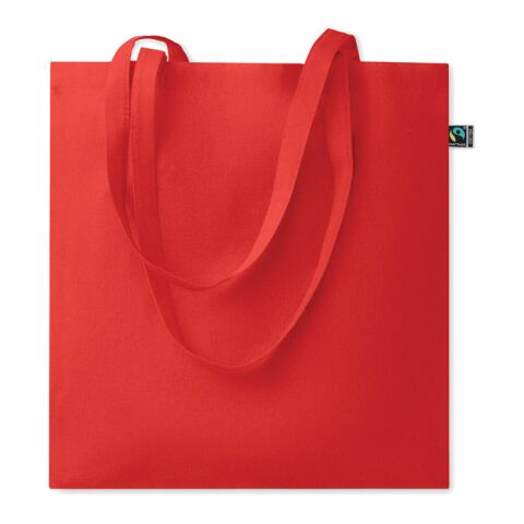 Shopping bag Fairtrade 180gr red | No Branding | not available | not available | not available