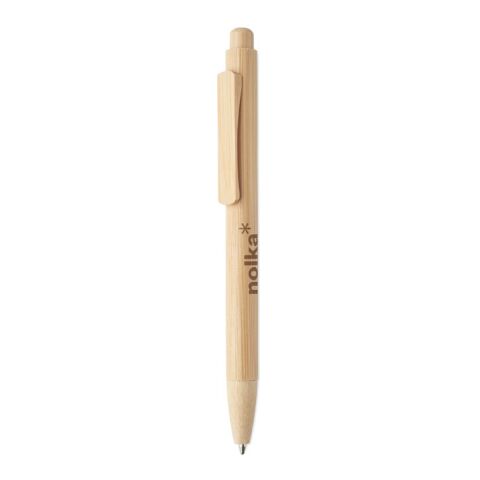 Bamboo automatic ball pen wood | No Branding | not available | not available