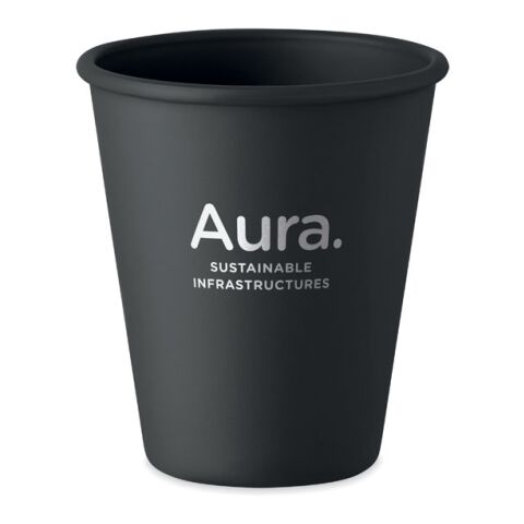 Reusable PLA single wall cup black | No Branding | not available | not available