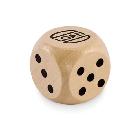 Schima wooden dice 3cm dia wood | No Branding | not available | not available
