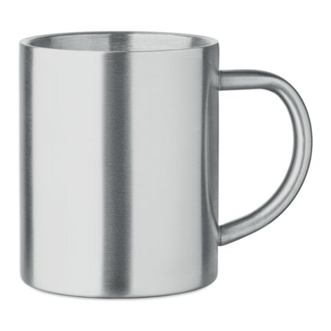Recycled stainless steel mug matt silver | No Branding | not available | not available | not available