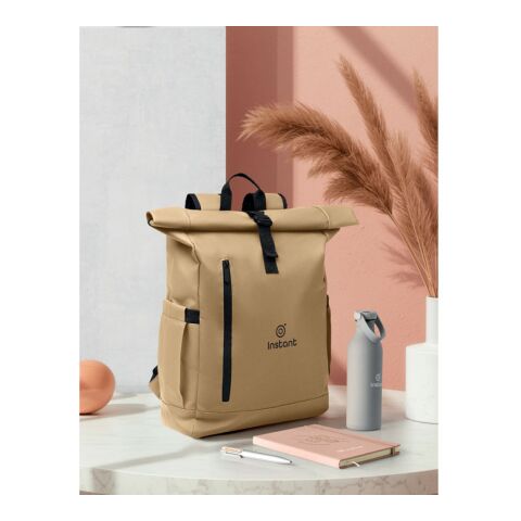 Rolltop laptop rucksack 600D