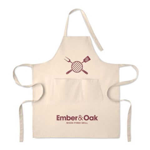 Organic cotton apron 240 gr/m² beige | No Branding | not available | not available | not available