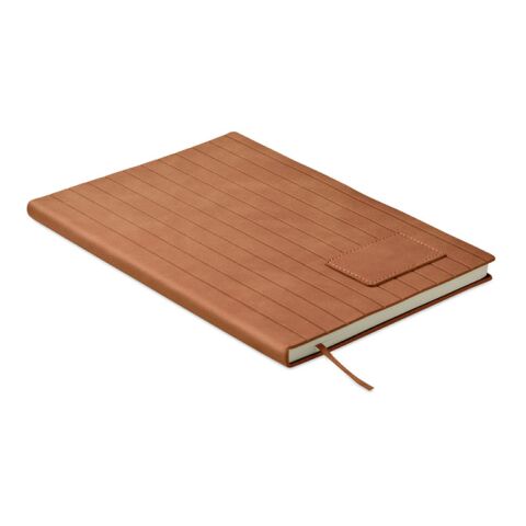 A5 notebook in smokey PU brown | No Branding | not available | not available | not available