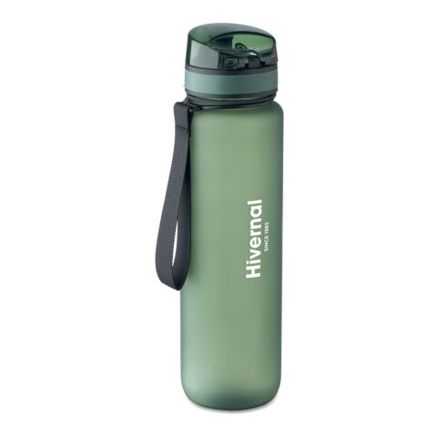 Sports water bottle RPET 1L Dark green | No Branding | not available | not available | not available