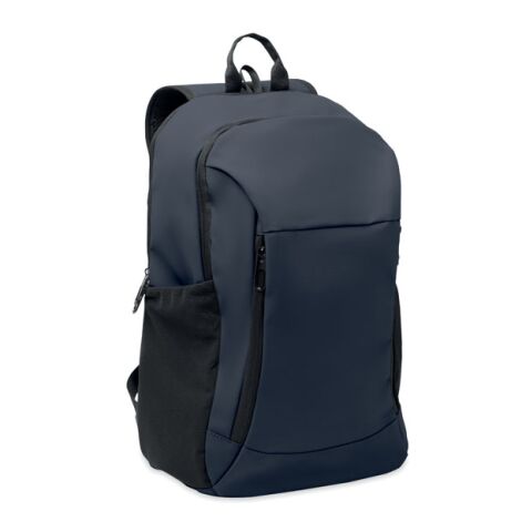 15&quot; soft PU laptop backpack navy blue | No Branding | not available | not available