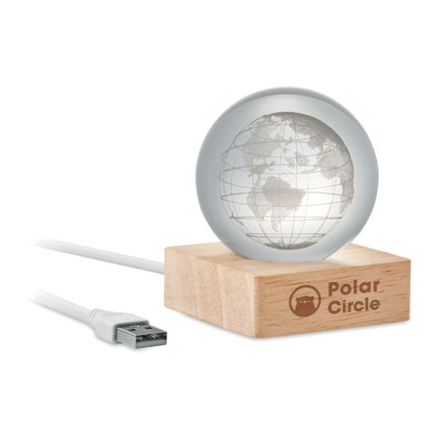 LED globe glass ball wood | No Branding | not available | not available
