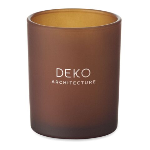 Plant based wax candle 80 gr brown | No Branding | not available | not available