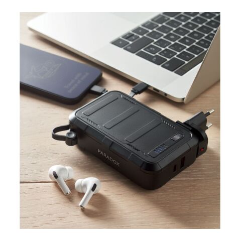 Power bank 20000 mAh in ABS black | No Branding | not available | not available | not available