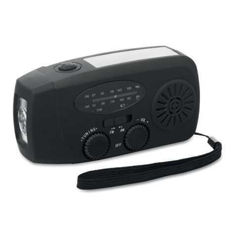 Portable radio with LED torch