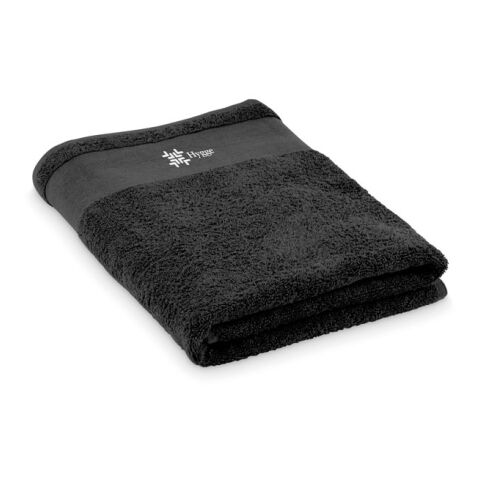 Cotton bath towel black | No Branding | not available | not available | not available