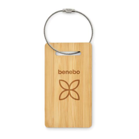 Bamboo luggage tag wood | No Branding | not available | not available