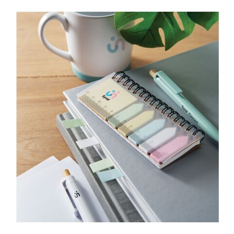 Memo pad in PP beige | No Branding | not available | not available | not available