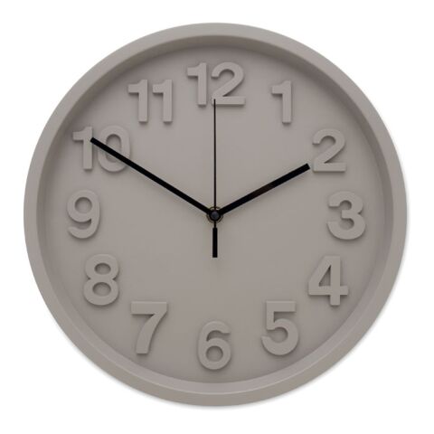 Wall clock in PP grey