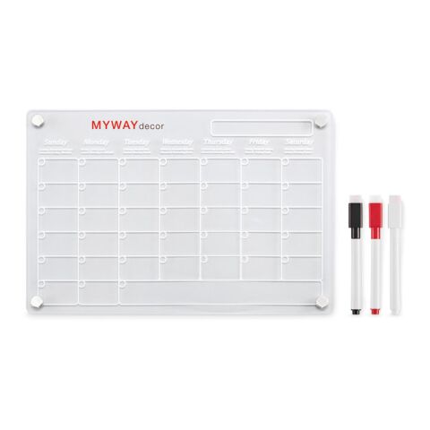 Magnetic acrylic planner transparent | No Branding | not available | not available | not available