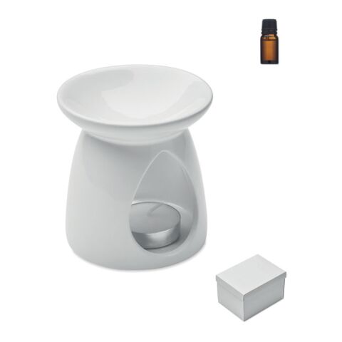Vanilla aroma burner set white