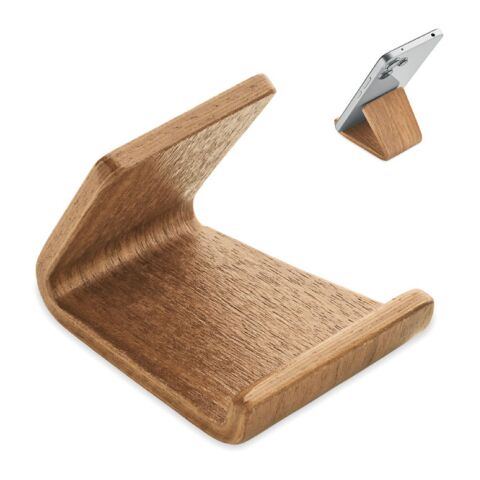 Walnut wood phone stand wood