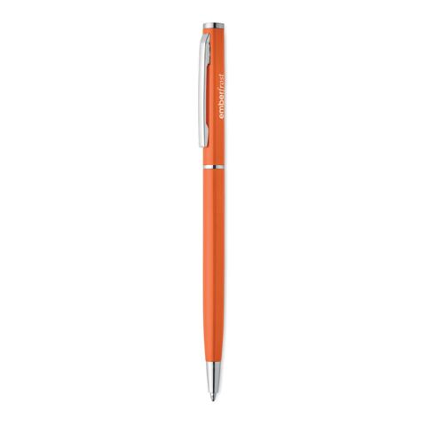 Recycled aluminium ball pen orange