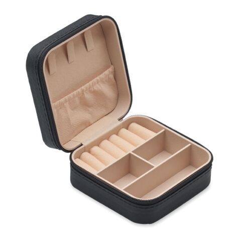 PU Travel jewellery box black