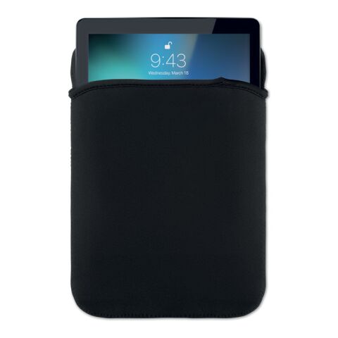 Neoprene tablet pouch 11" black