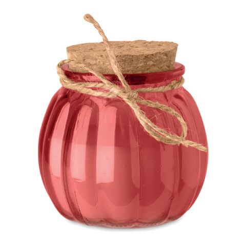 Vanilla plant based wax candle red
