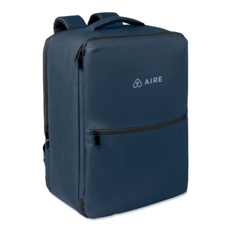 RPET backpack w/vacuum bag 18L navy blue