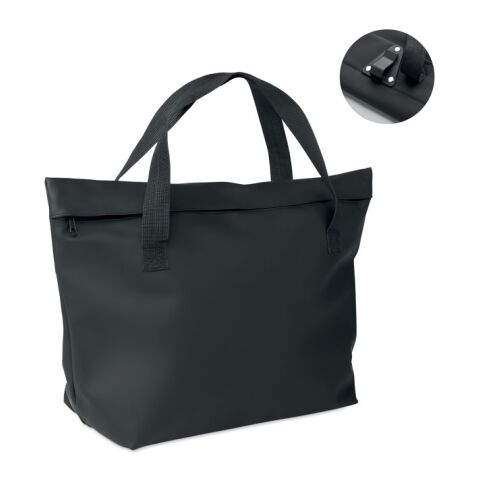 PU bicycle shopping bag 10L black