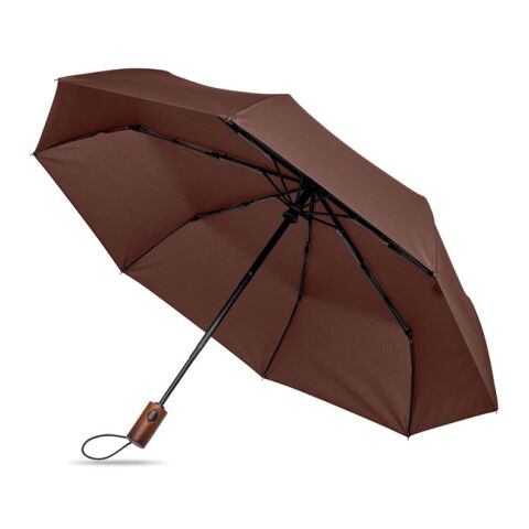 21" auto umbrella wood handle