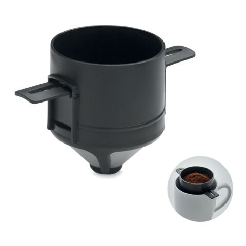 Reusable coffee filter black