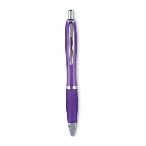 Riocolor Ball pen in blue ink transparent/violet | No Branding | not available | not available