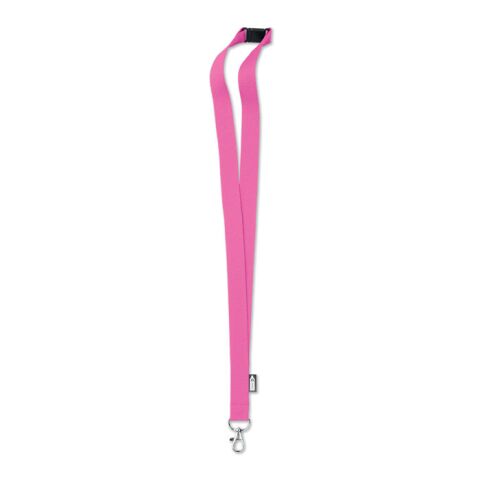 Lanyard in RPET 20 mm fuchsia | No Branding | not available | not available | not available