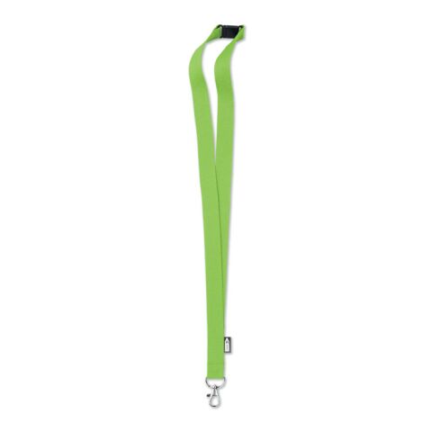 Lanyard in RPET 20 mm lime | No Branding | not available | not available | not available
