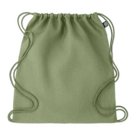 Hemp drawstring bag 200 gr/m² green | No Branding | not available | not available | not available