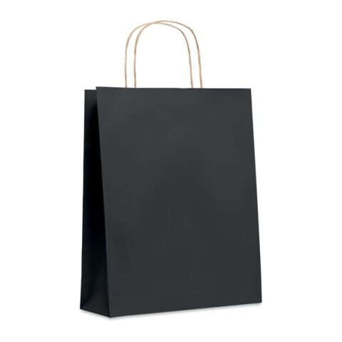 Medium Gift paper bag 90 gr/m² black | Without Branding | not available | not available | not available