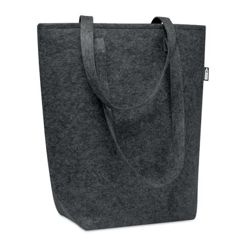 RPET felt shopping bag grey | Without Branding | not available | not available | not available
