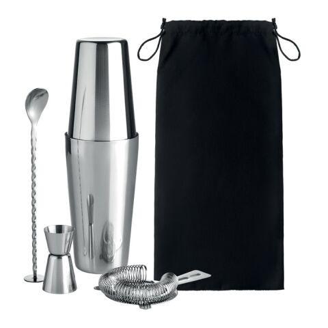 Cocktail set 750 ml shiny silver | Without Branding | not available | not available | not available