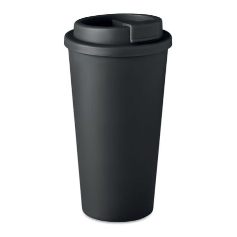 Double wall tumbler 450 ml black | Without Branding | not available | not available