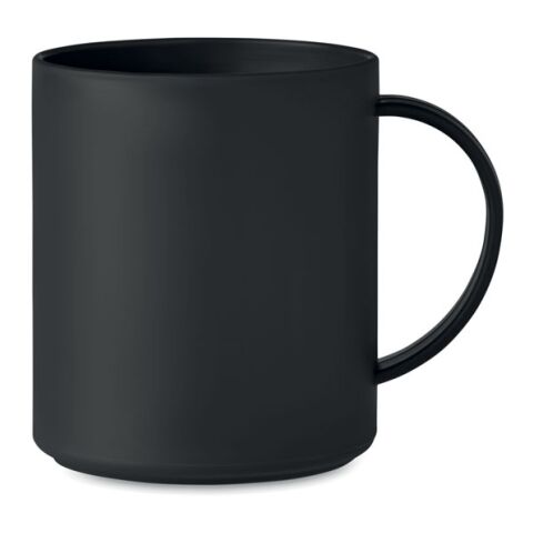 Reusable plastic mug 300 ml black | Without Branding | not available | not available