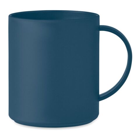 Reusable plastic mug 300 ml navy blue | No Branding | not available | not available