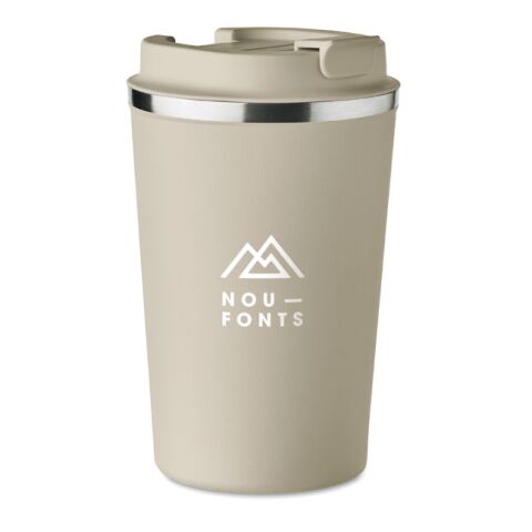 Double wall tumbler 350 ml beige | No Branding | not available | not available | not available