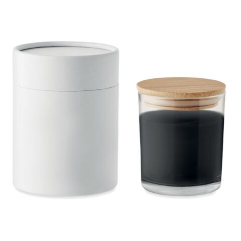 Vanilla fragranced 7 cm diameter candle black | No Branding | not available | not available