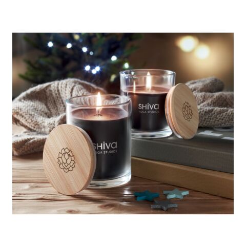Vanilla fragranced 8 cm diameter candle black | No Branding | not available | not available | not available