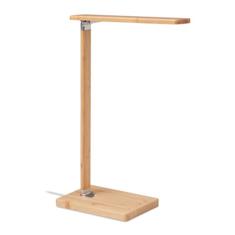 Bamboo desktop LED lamp